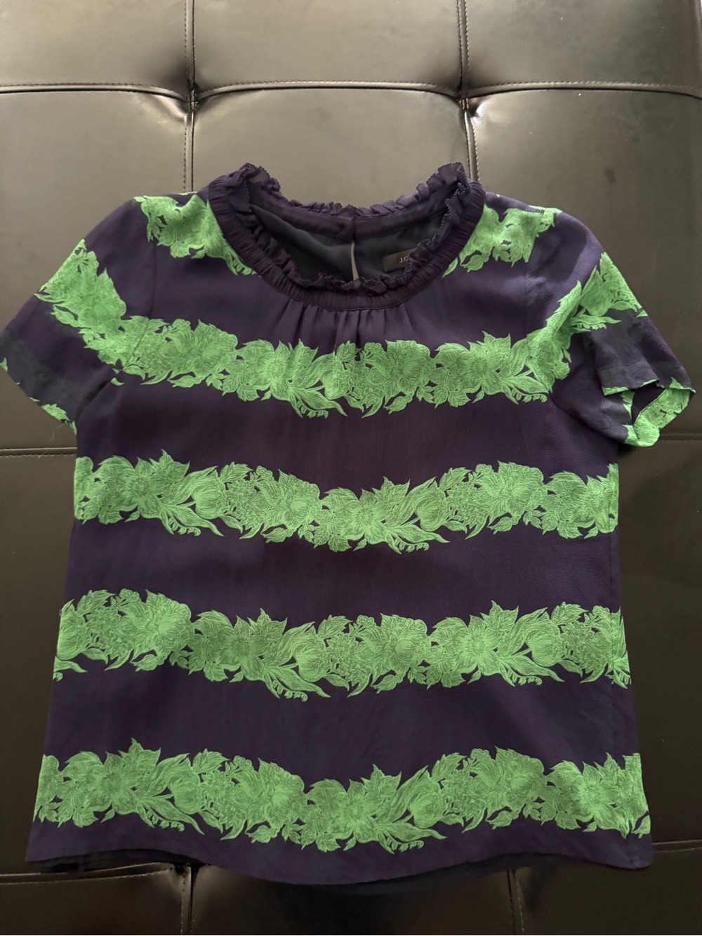 J Crew Silk Blouse with Polystyrene Lining, size 6